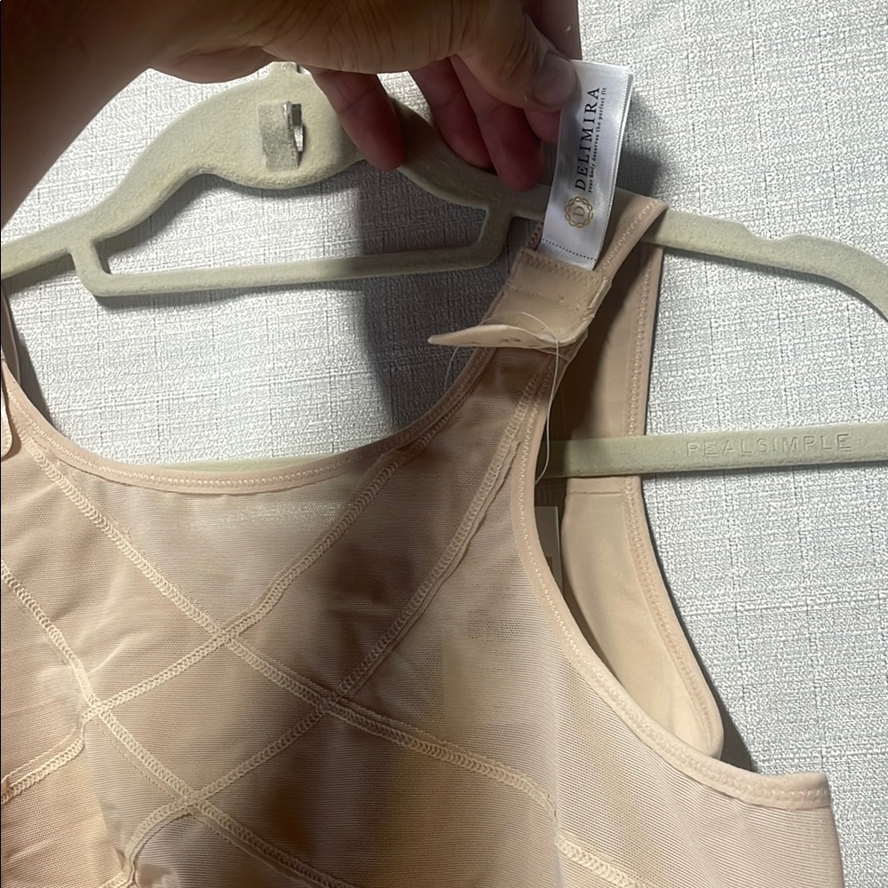 Tan Asymmetrical Sleeveless Tank Top
